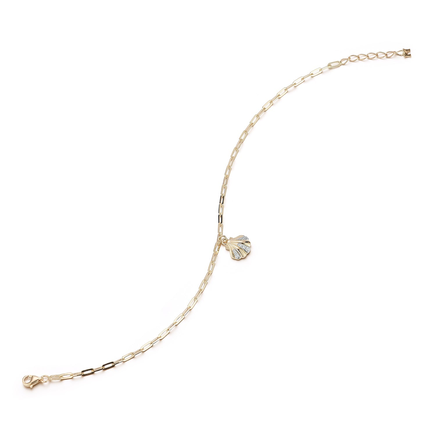 14kt Petite Venus Anklet