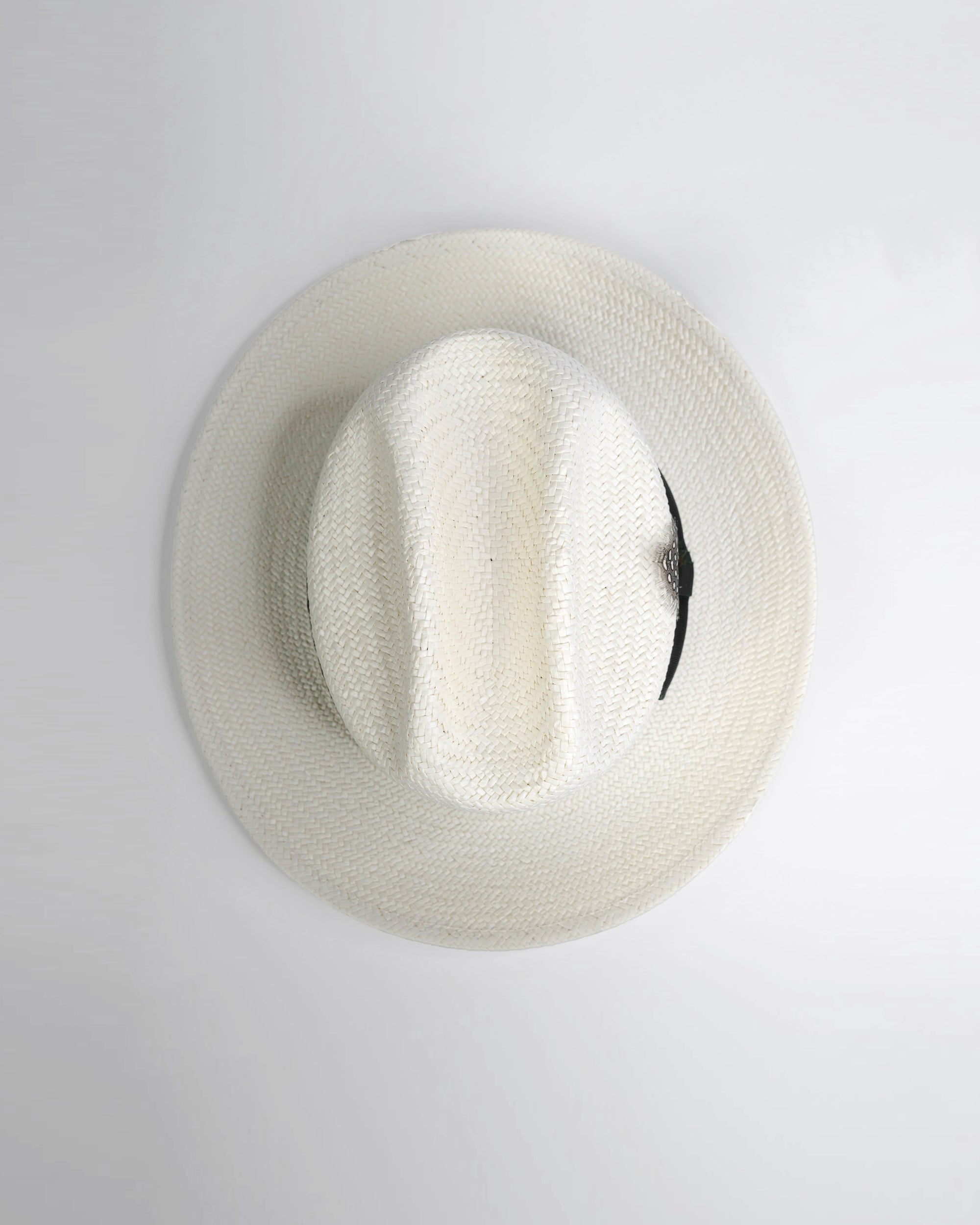 SG Miller Ranch Straw Fedora Hat - Ivory