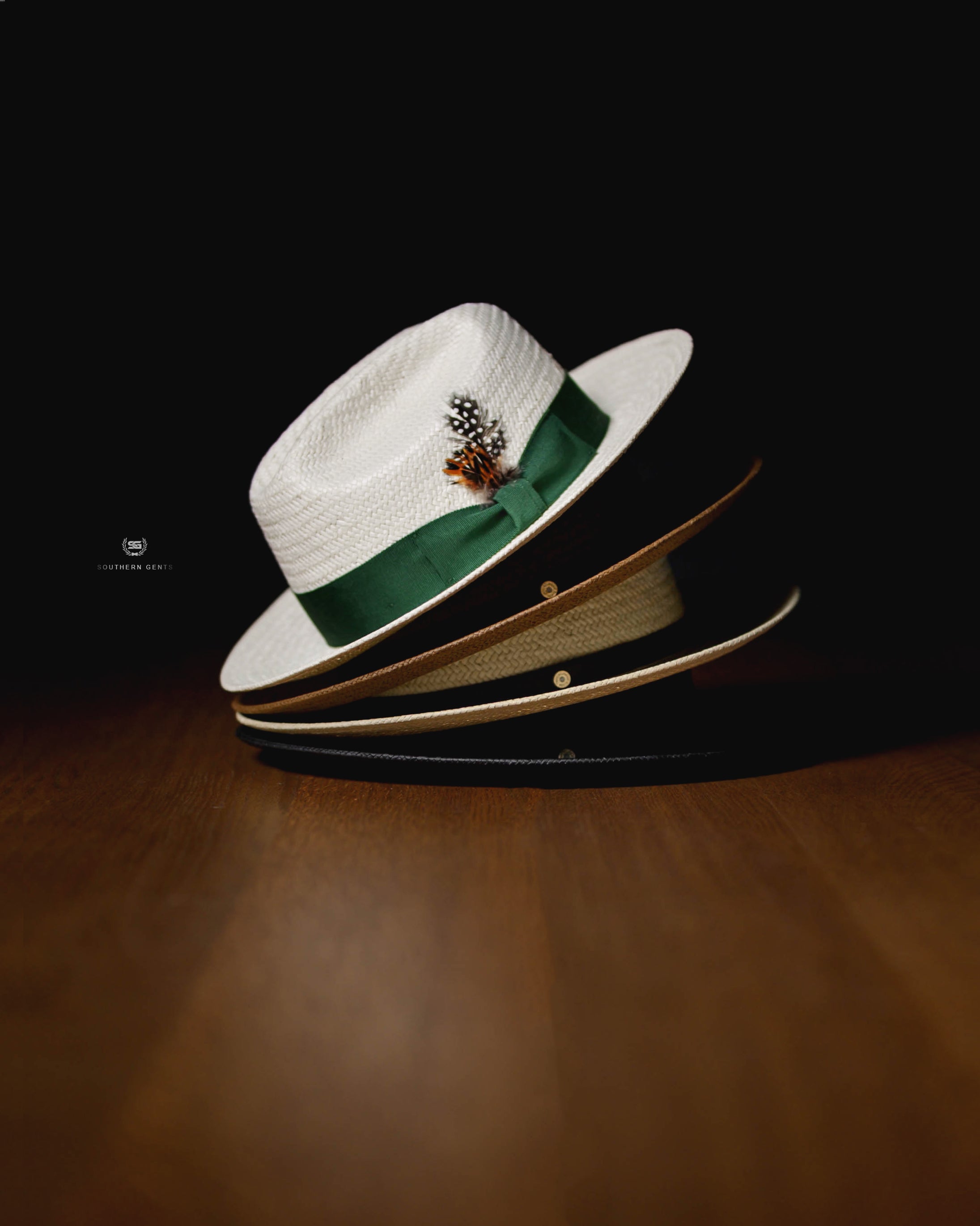 SG Miller Ranch Straw Fedora Hat - Ivory