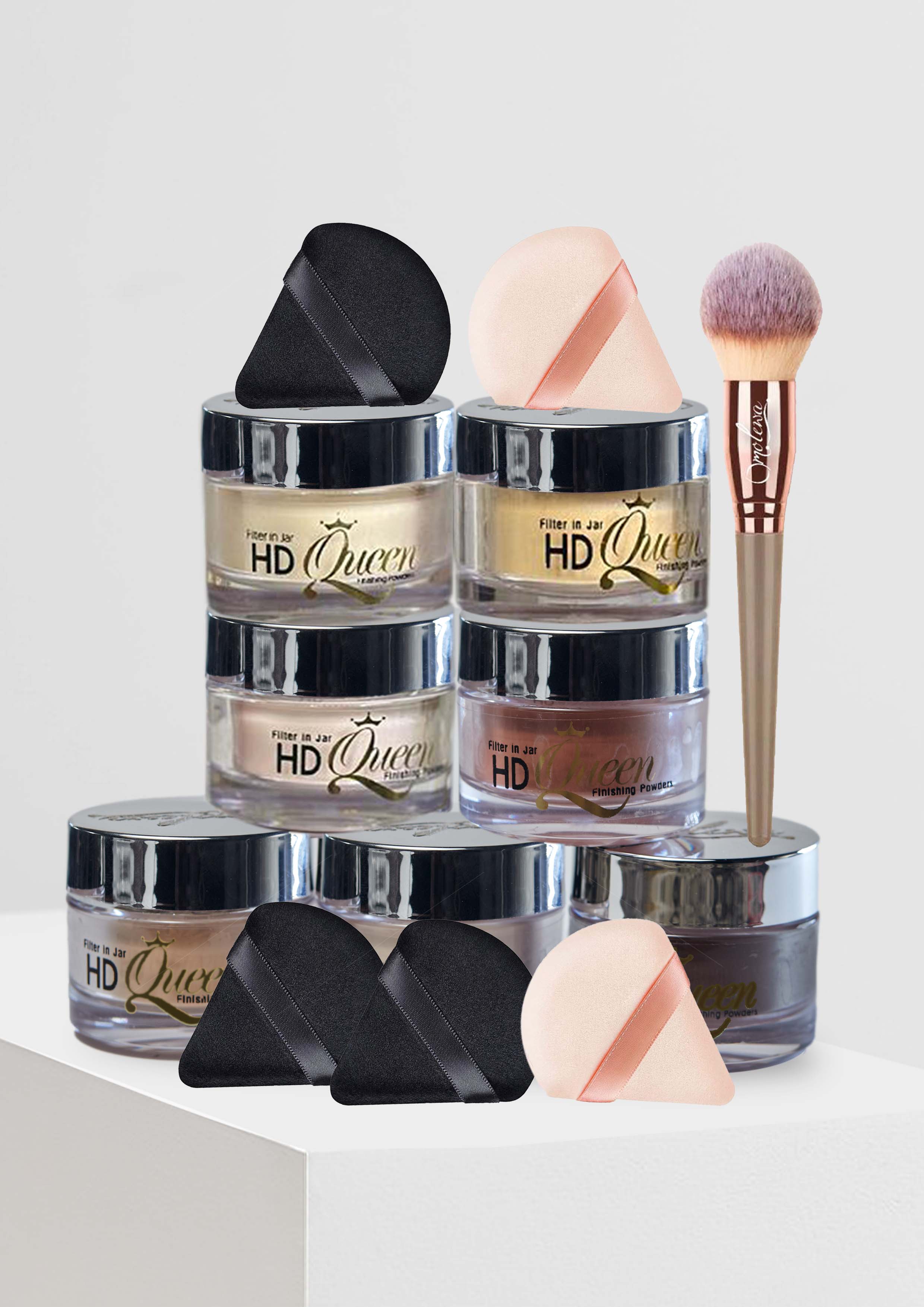 "FIlter in a Jar " HD QUEEN FINISHING POWDER BUNDLE