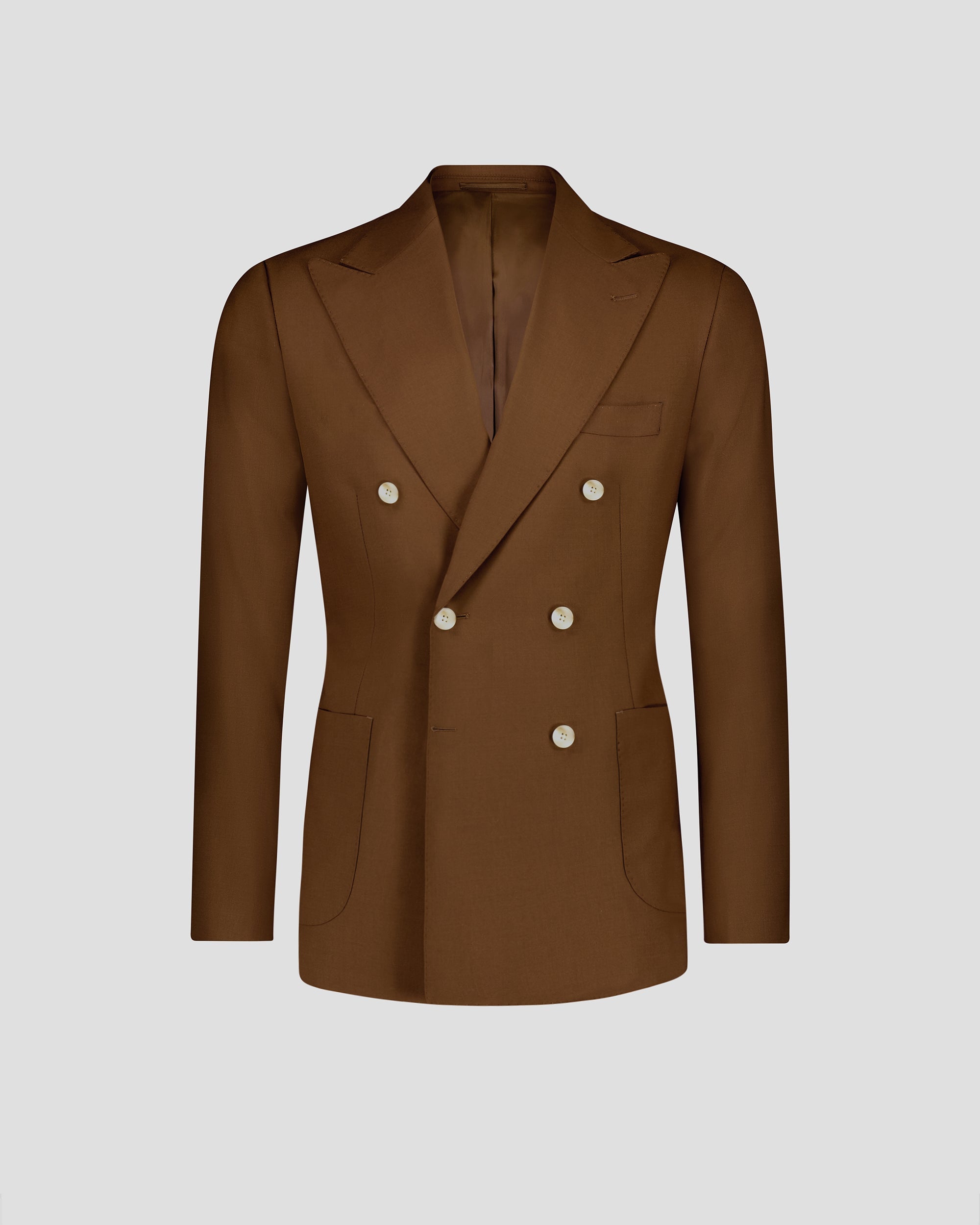 SG Double Breasted Blazer – Tobacco