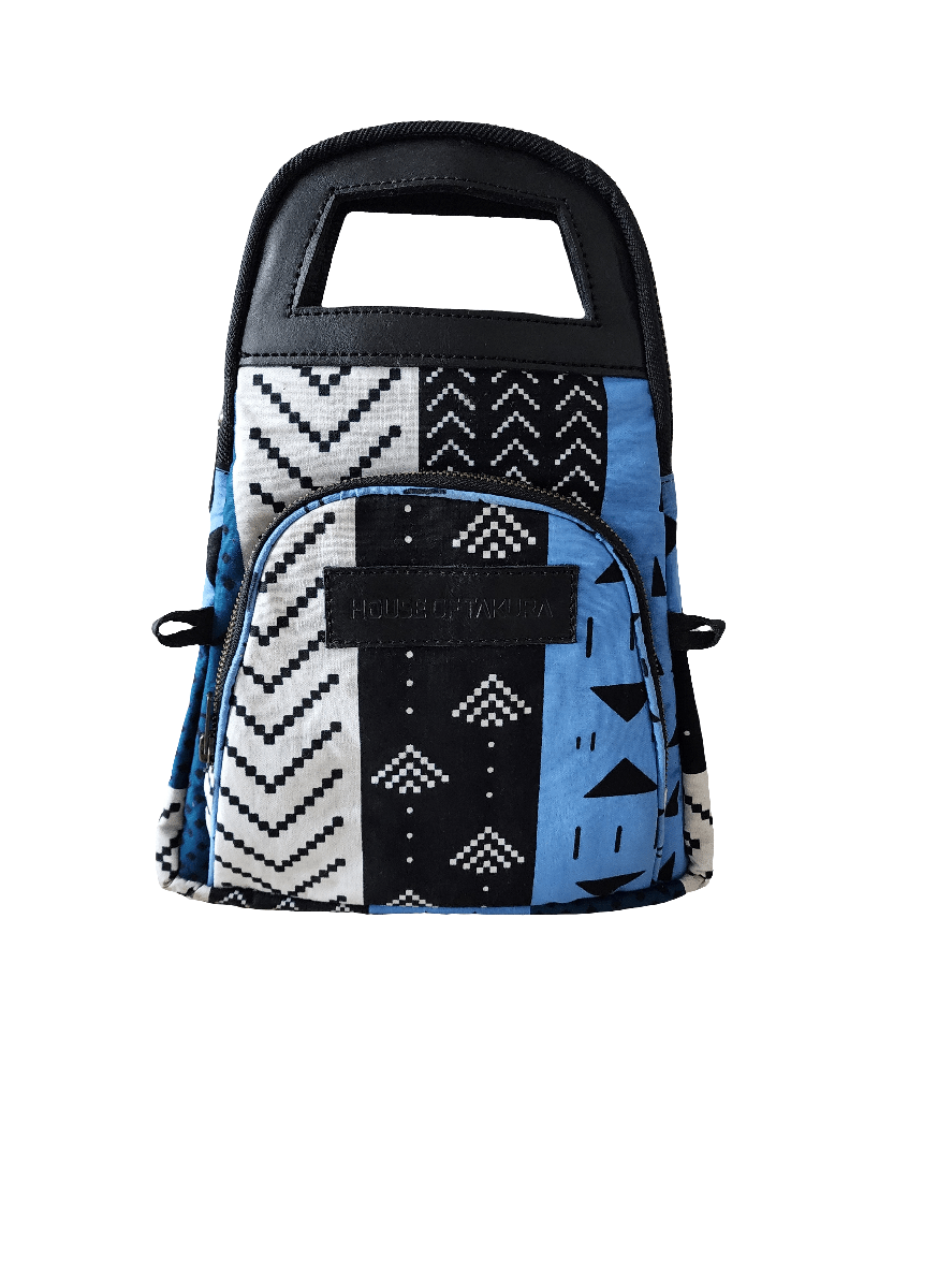 Alpha Mini Clutch - Sikasso Blue