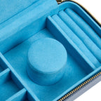 Sophia Jewelry Zip Case, Indigo