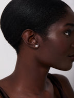 14kt Diamond Evil Eye Studs