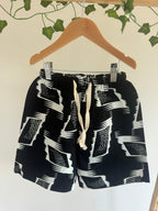 Temi Shorts | Monochrome Swish