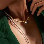 Akoya Baroque Clio Charm, White