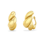 Lustrous Riverine Earrings in Gold Vermeil