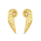 Celestial Shell Earrings in Gold Vermeil
