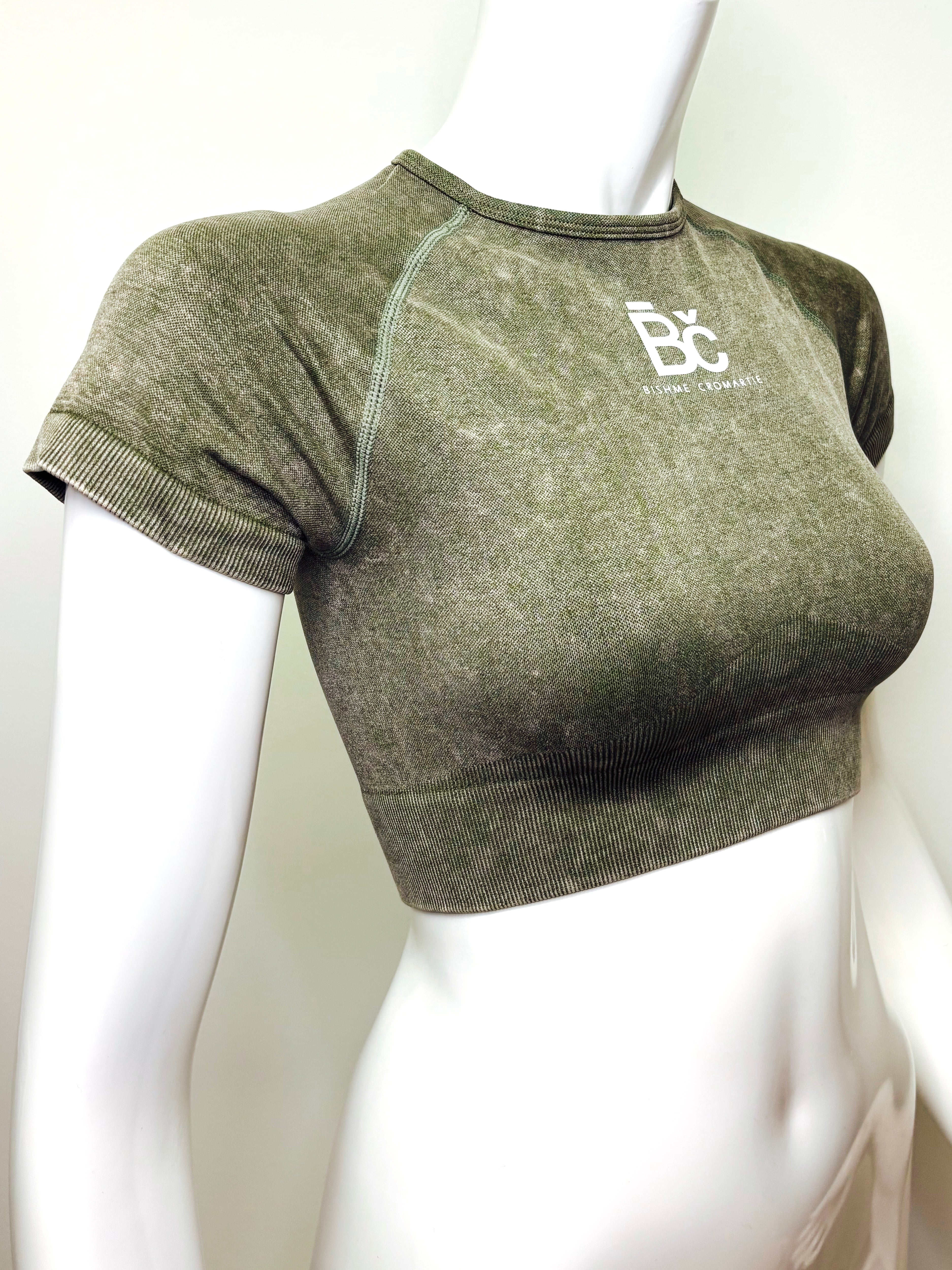 Sporty Bish Top in Greenmount Olive
