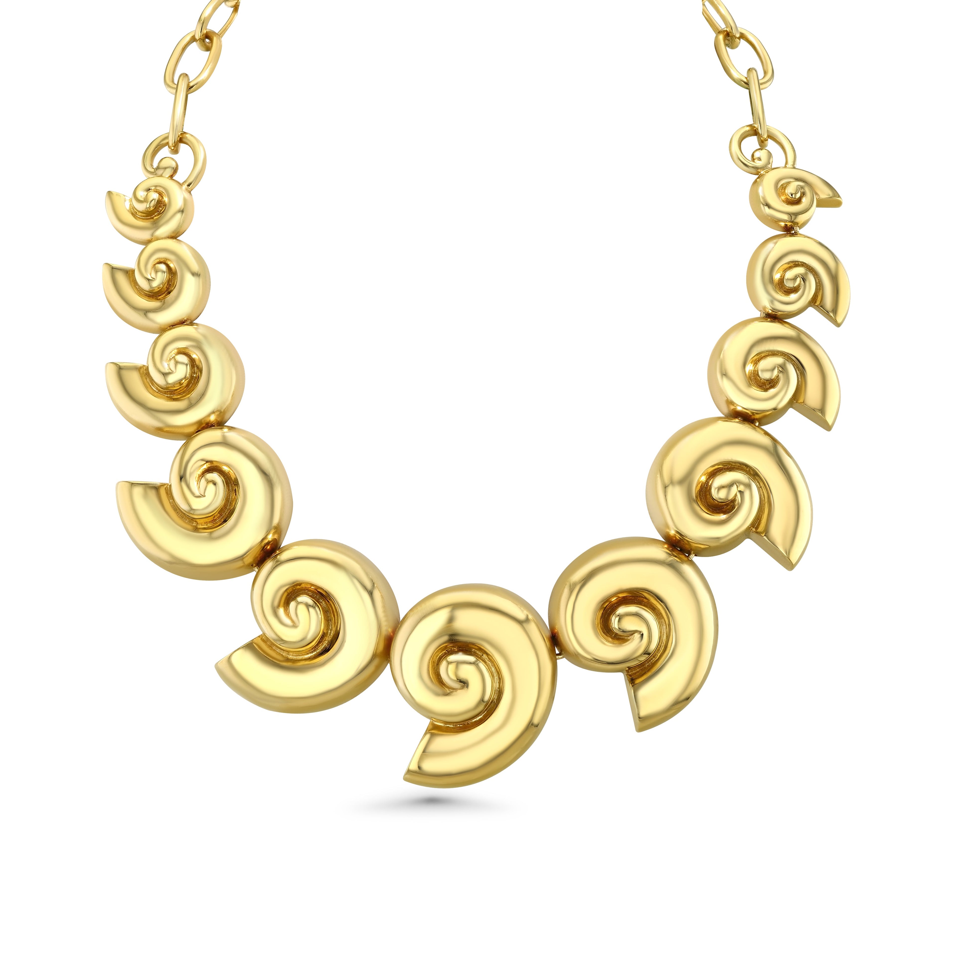 Tidal Mist Necklace in Gold Vermeil