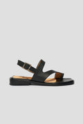 Anto Slingback Thong Sandal Black