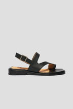 Anto Slingback Thong Sandal Black