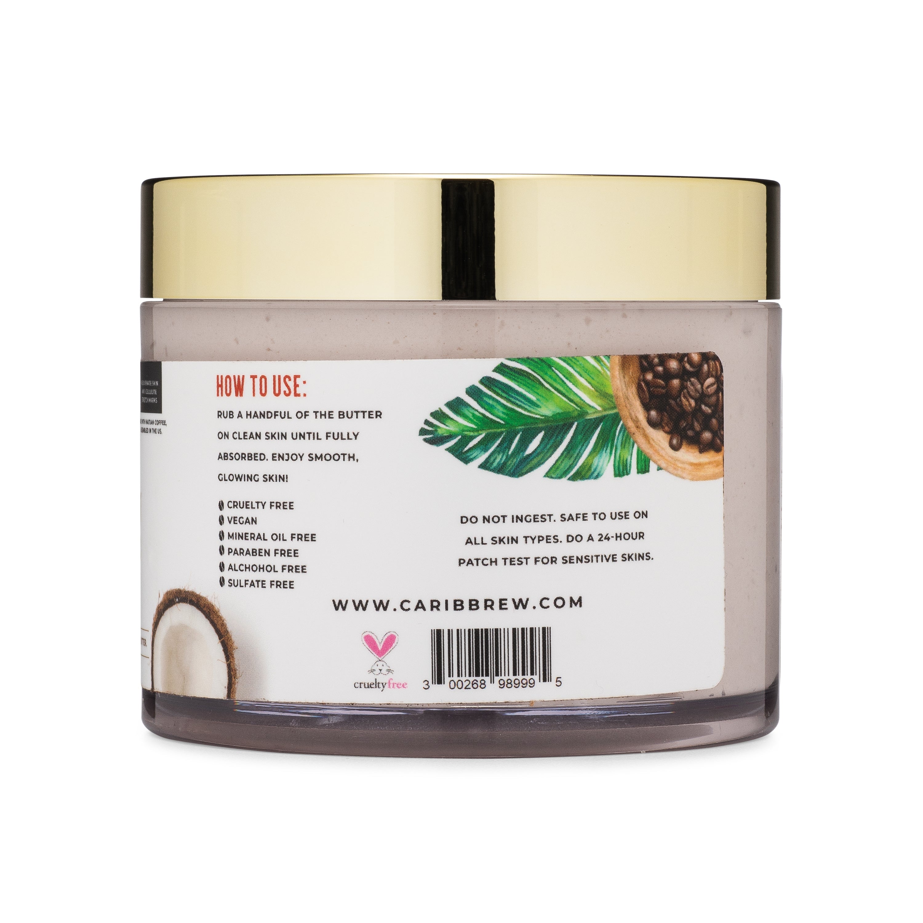 Coconut latte body butter