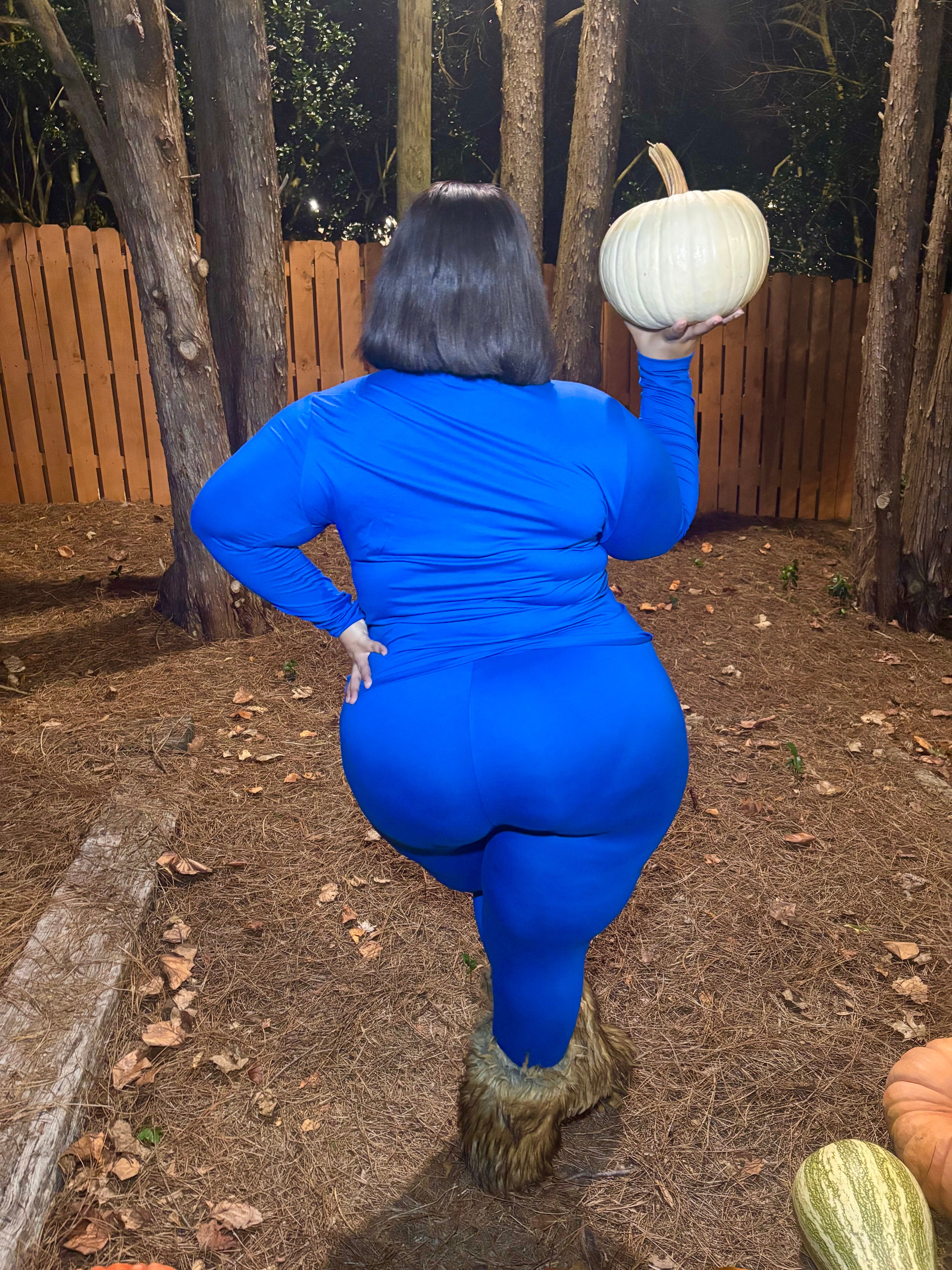 VK Classic Blue Turtleneck Set