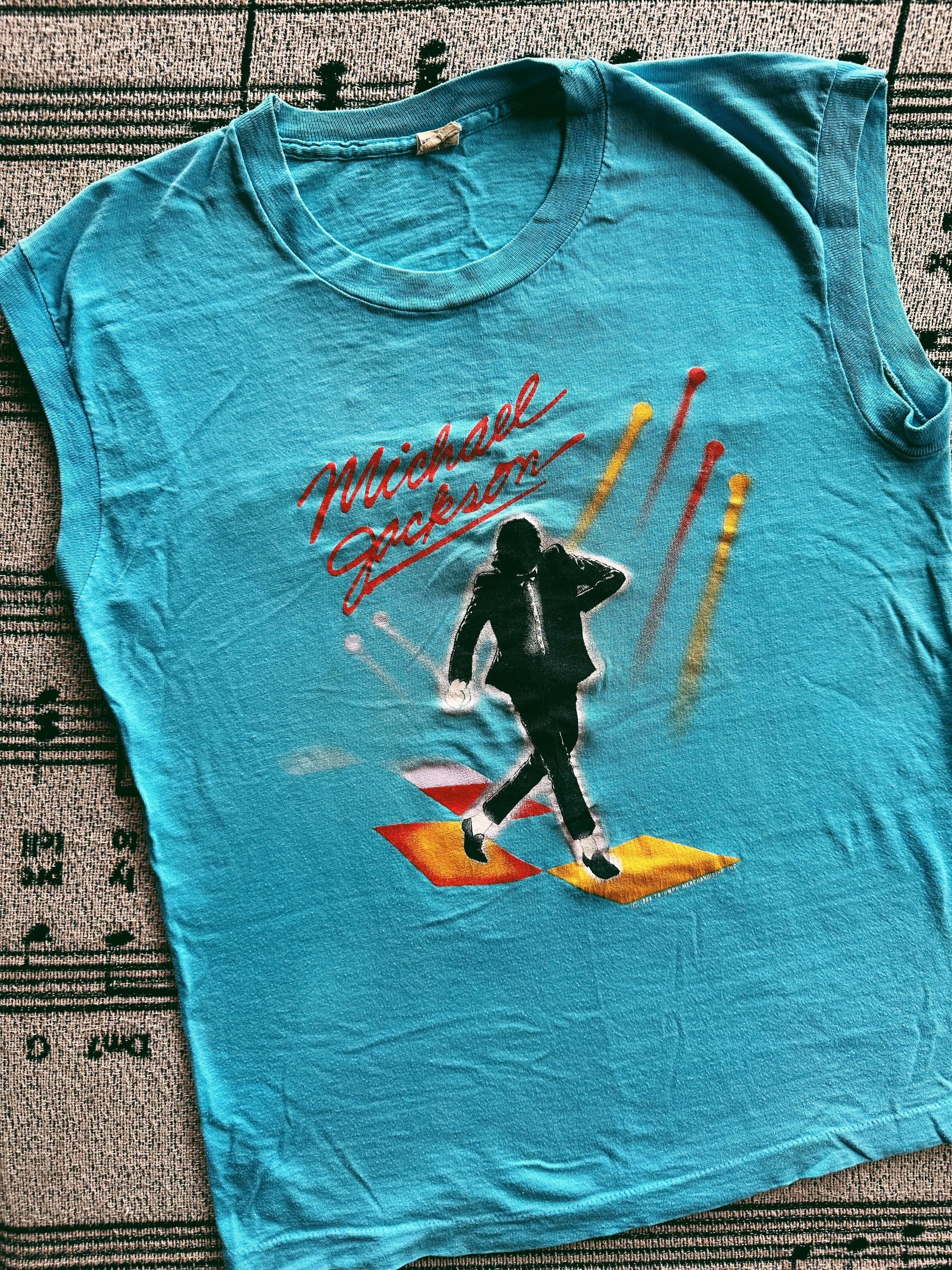 Vintage Michael Jackson Concert Sleeveless T-shirt (1984)