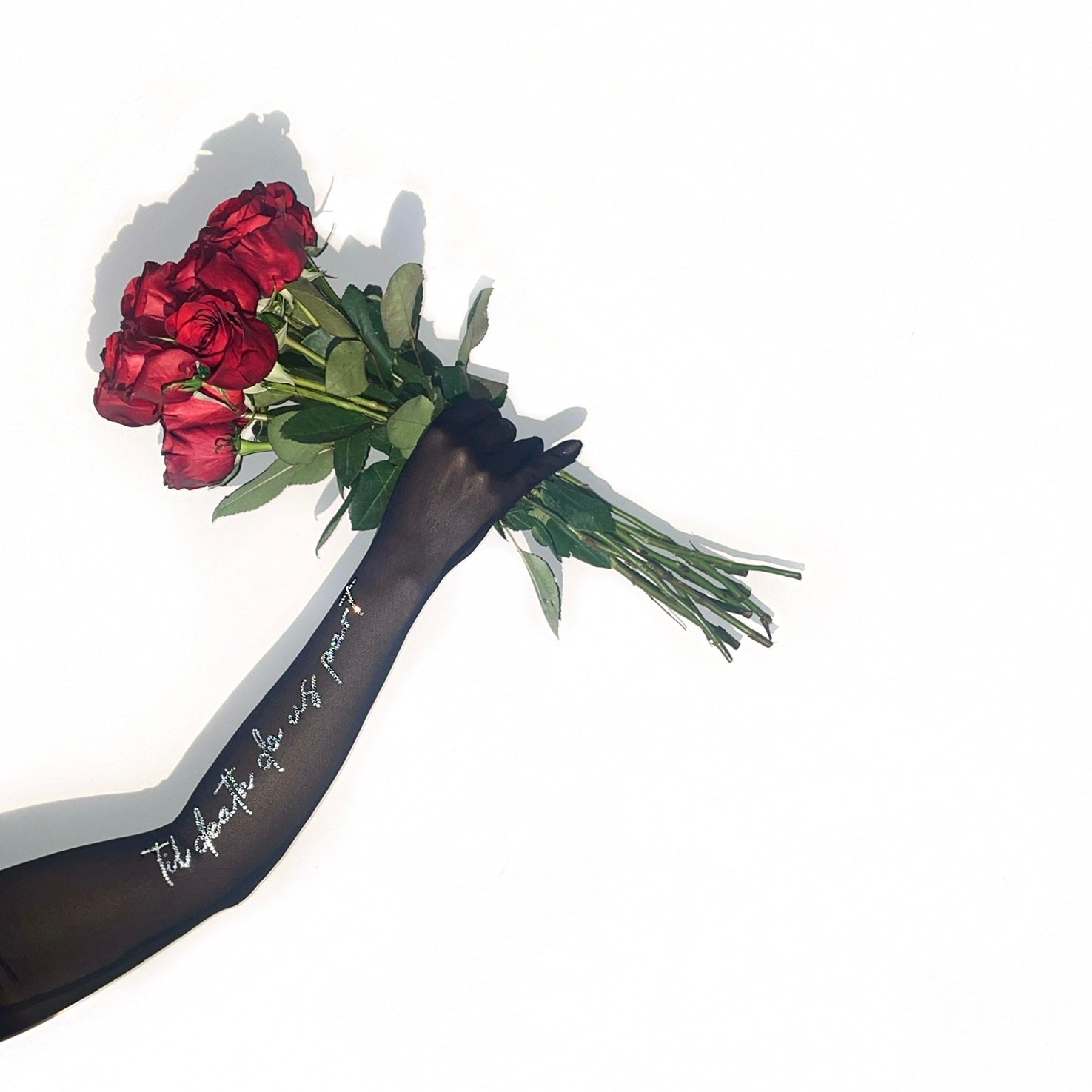 "Til Death Do Us Part" Mesh Opera Gloves