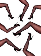 "Midnight Sky" | Black Basic Fishnet Tights