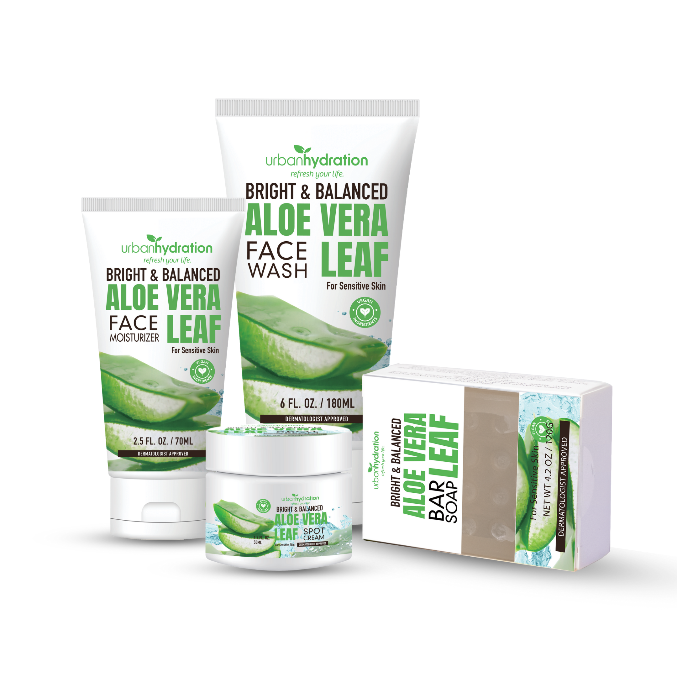 Aloe Vera Cleanse & Hydrate 4pc Set