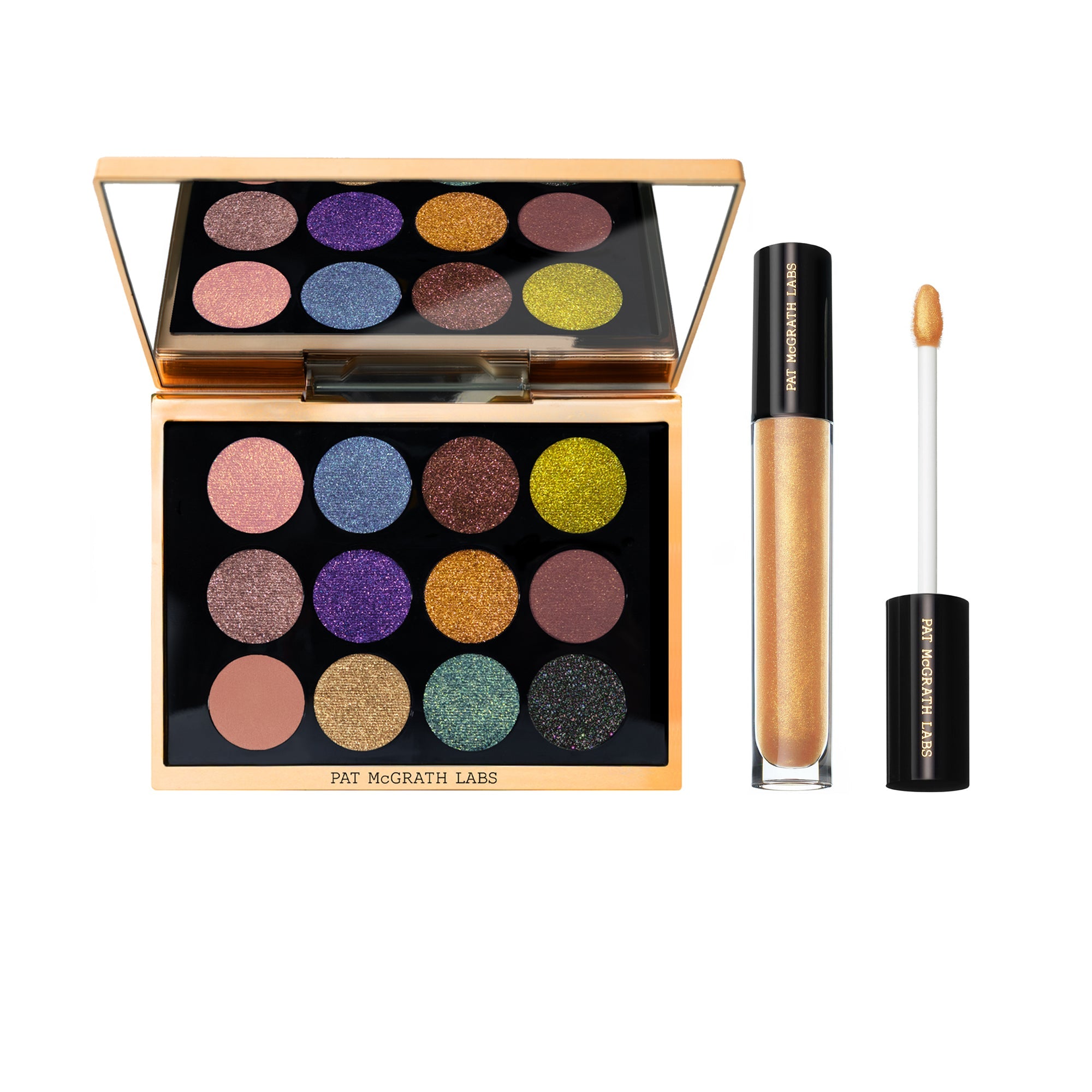 LUXE GOLD: Mega Eye Palette + Lust Gloss