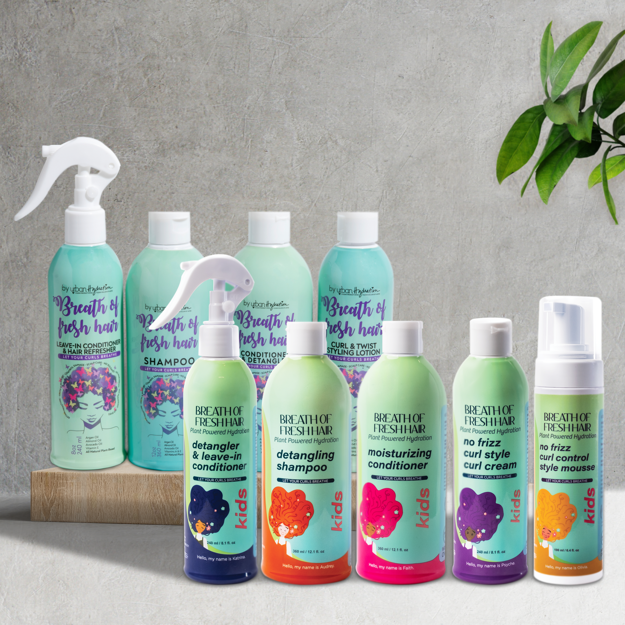 Breath of Fresh Hair Mama & Minis Hair Experience 9PC Kit