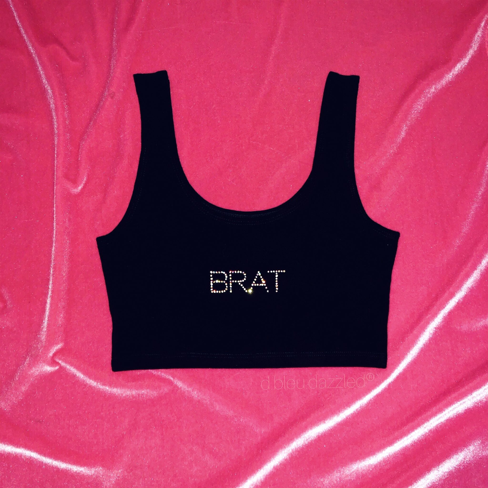 "BRAT" Crop Tank