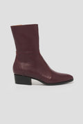 Guada Western Boot in Plum