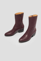 Guada Western Boot in Plum