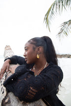 Large Ocean Chime Bell Earrings