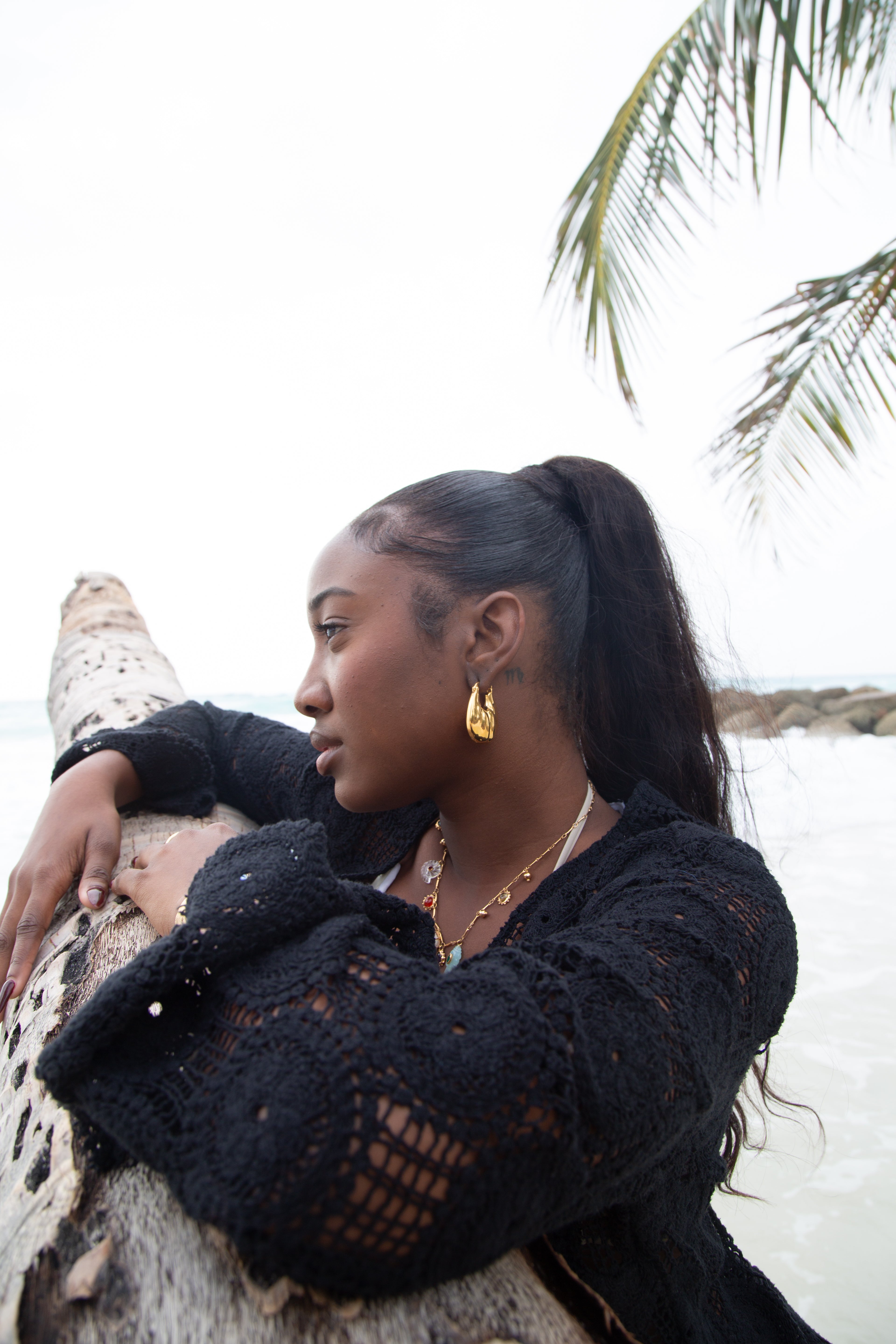 Large Ocean Chime Bell Earrings