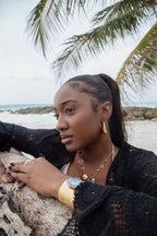 Large Ocean Chime Bell Earrings