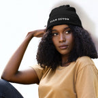 Organic Ribbed beanie hat