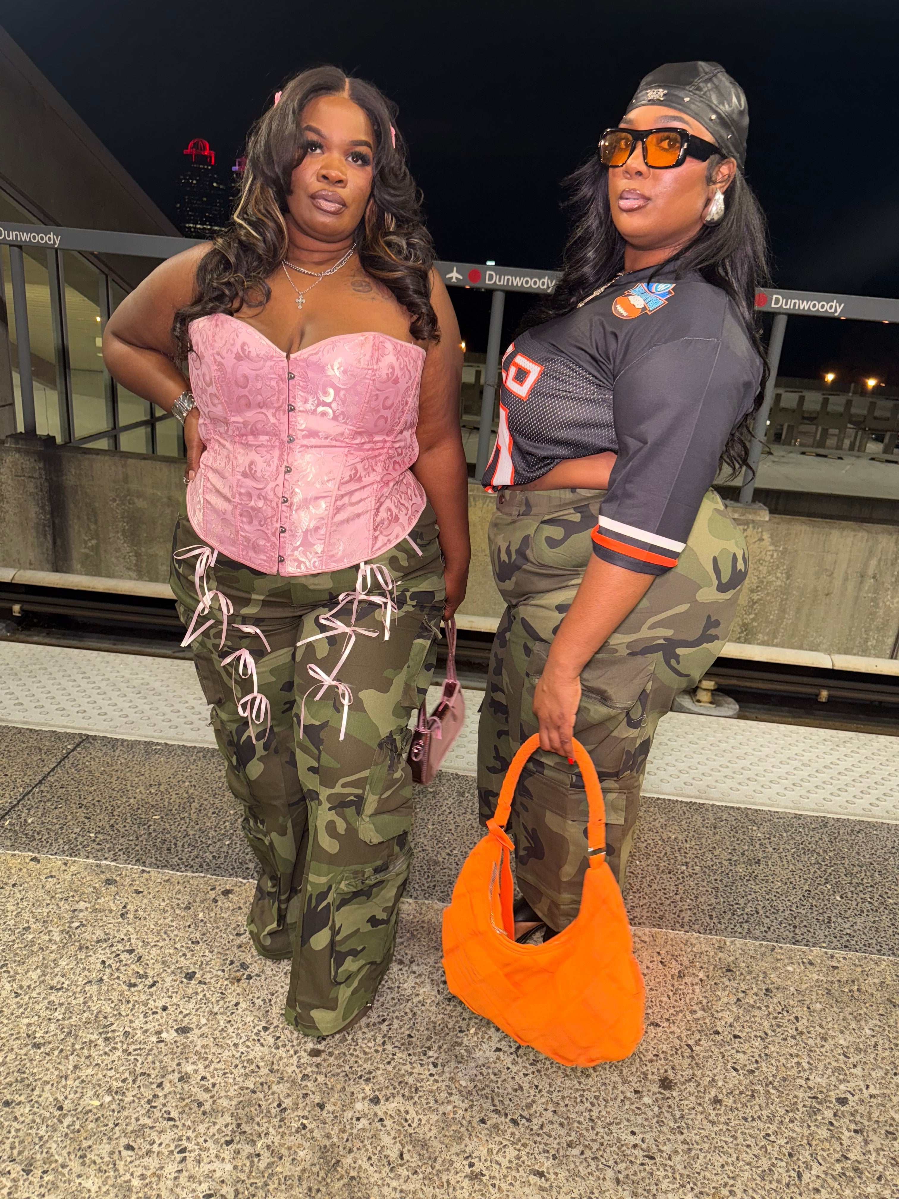 VK Pink Ribbon Cargo Pants