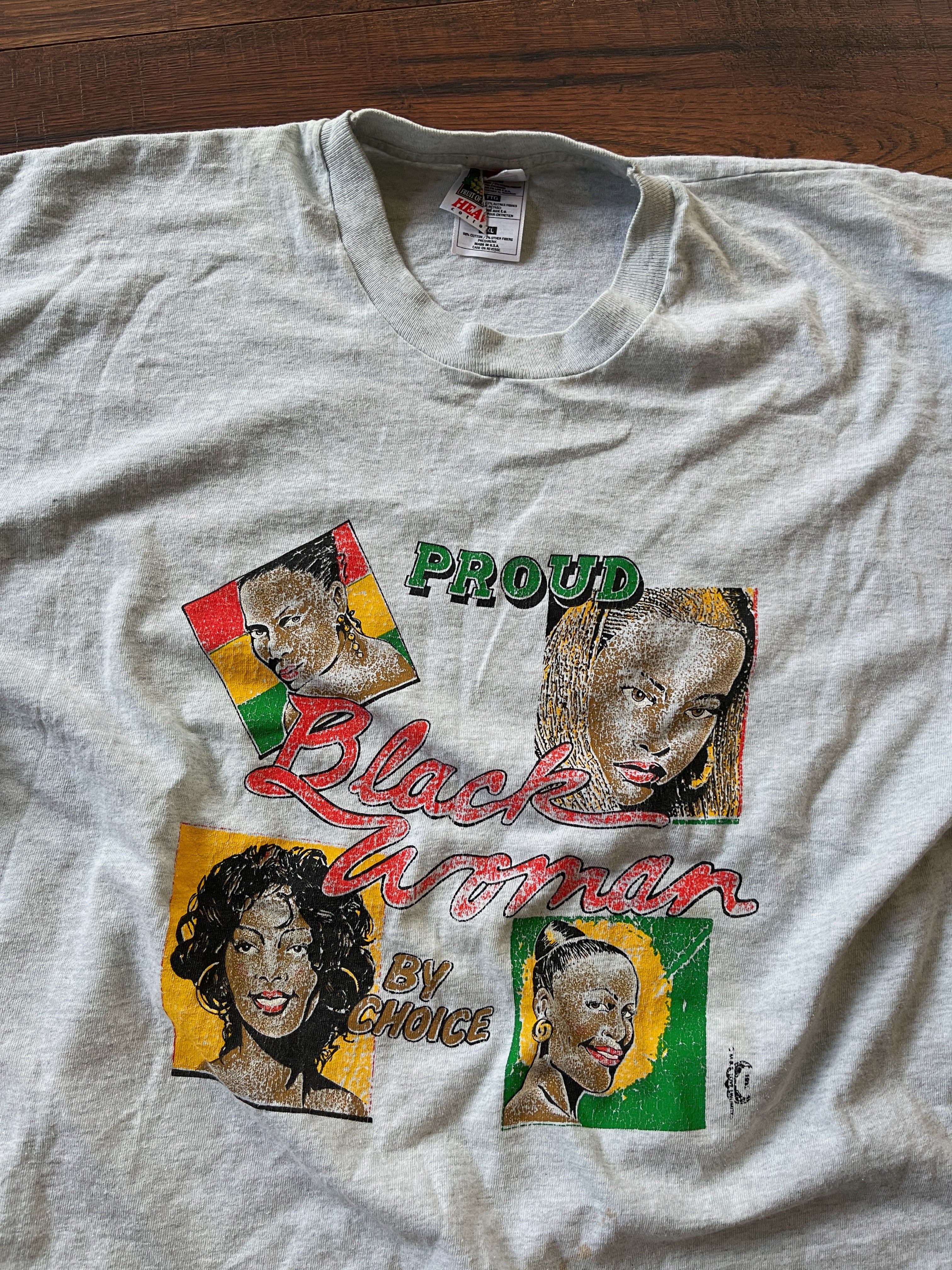 Vintage "Proud Black Woman By Choice" T-Shirt (1990's)