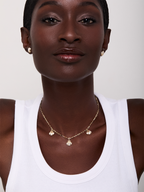 14kt 3 Petite Venus Shell Necklace