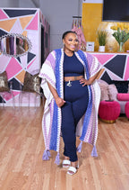 In Love Lavender Poncho Cardigan