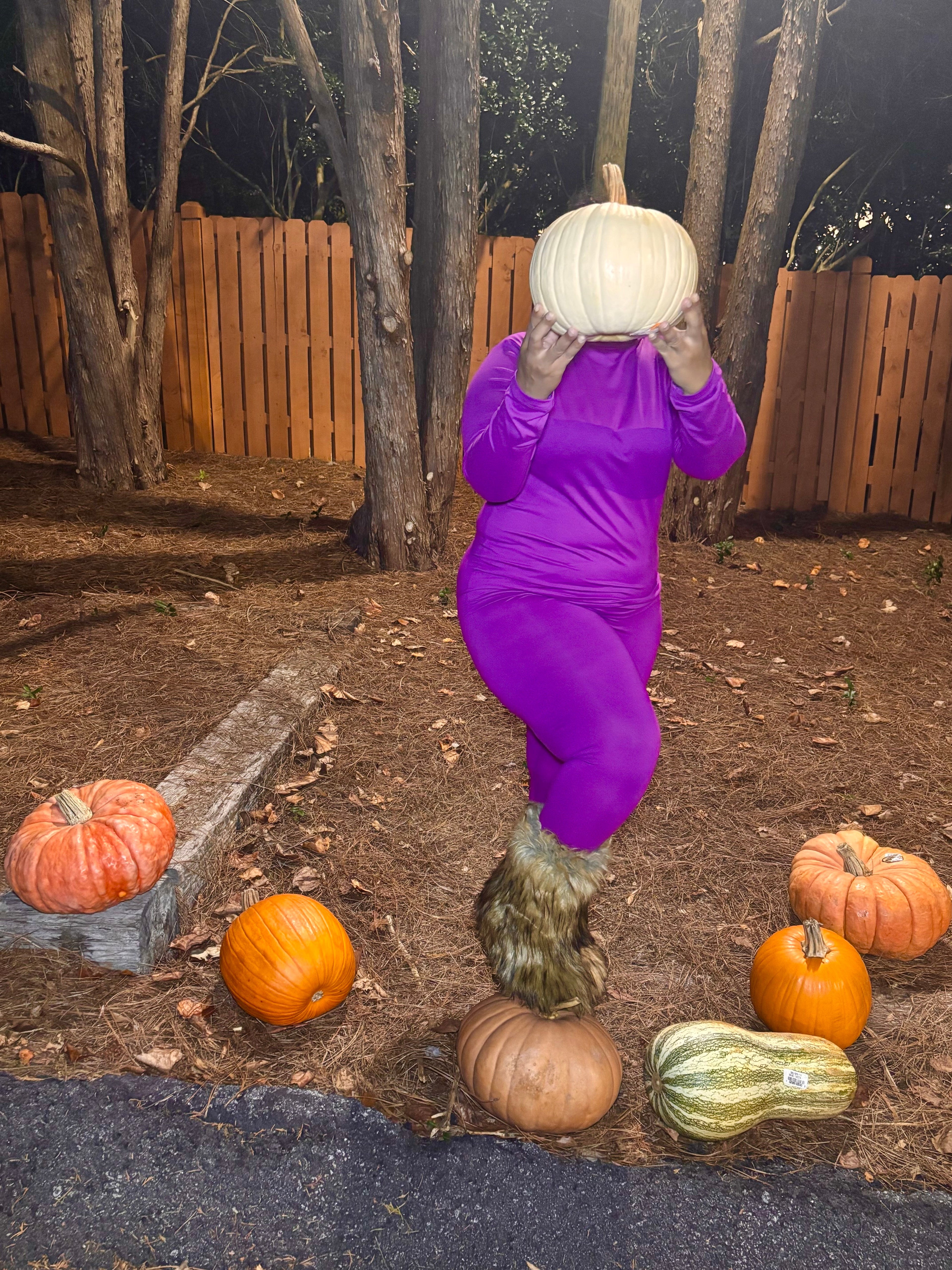 VK Light Plum Turtle Neck Set