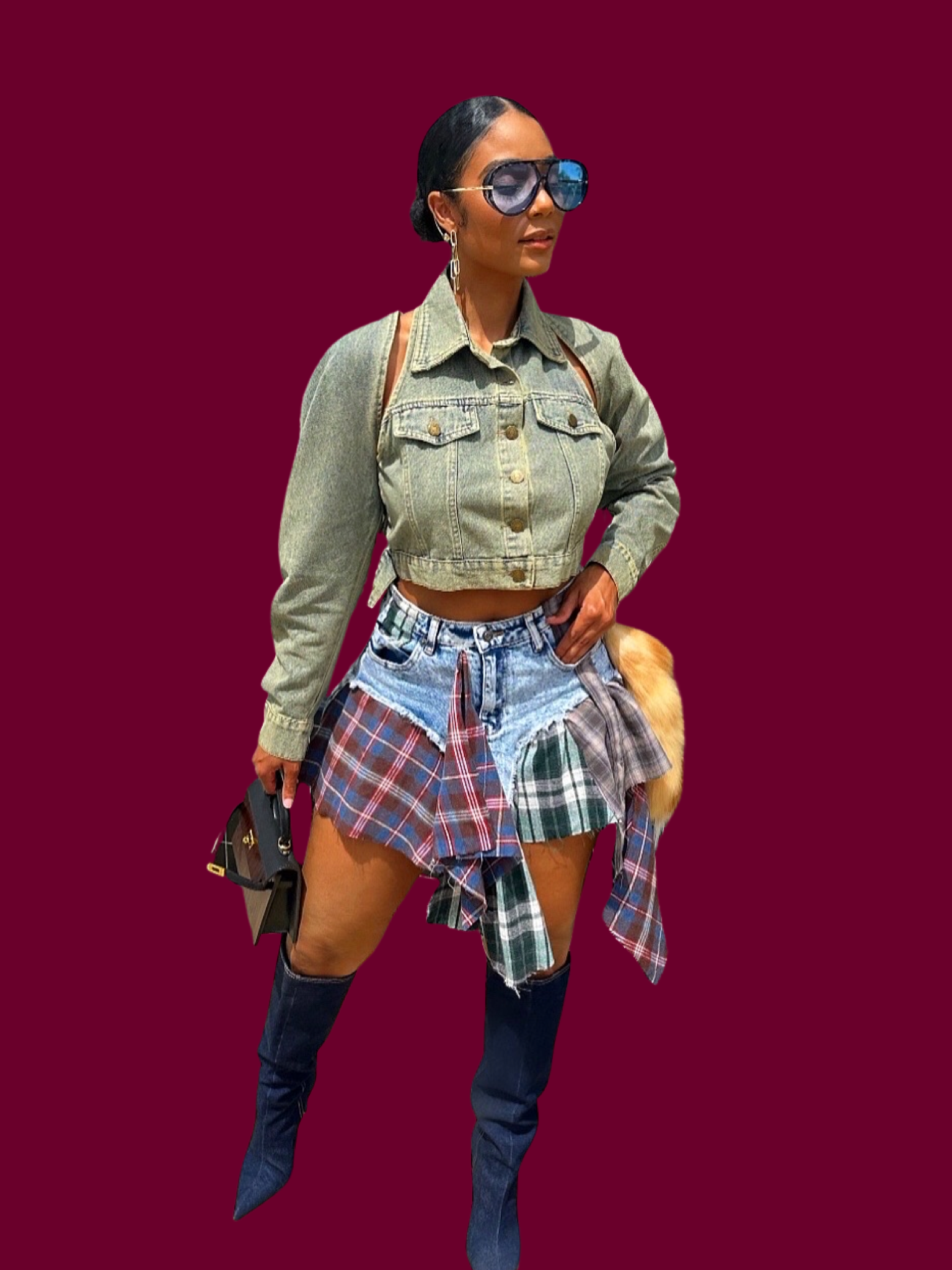 Cloth Talk Jean Skirt RESTOCKED