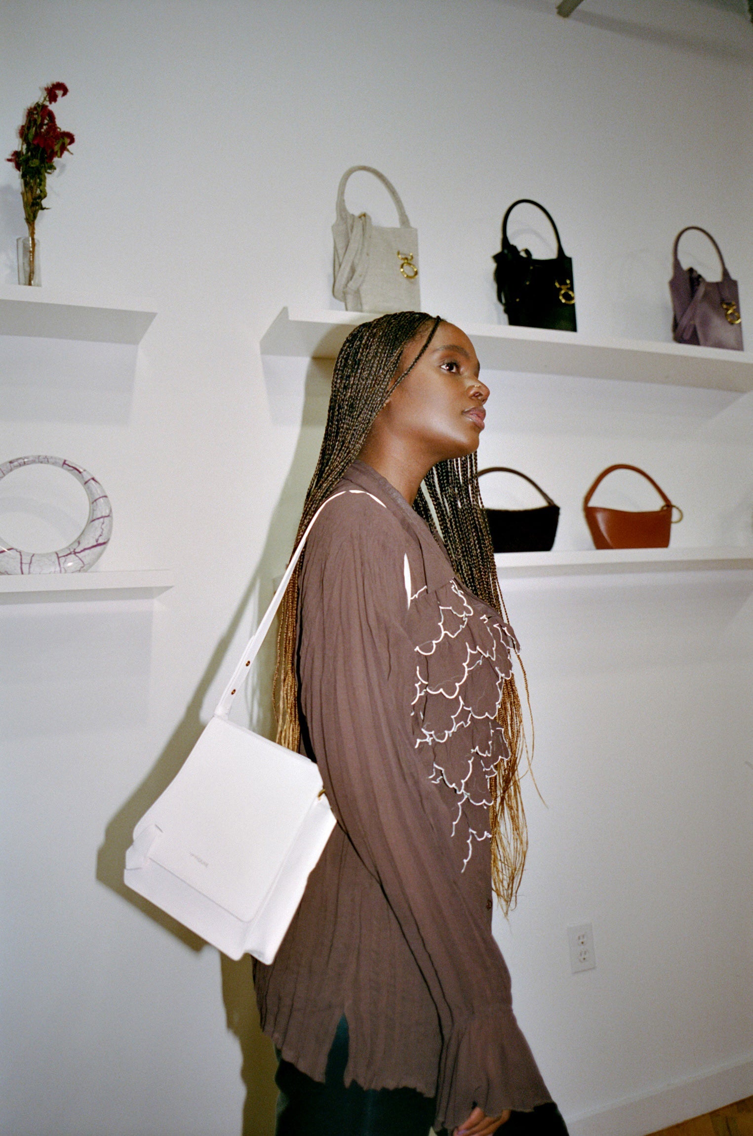 Riya Shoulder Bag - Blanc