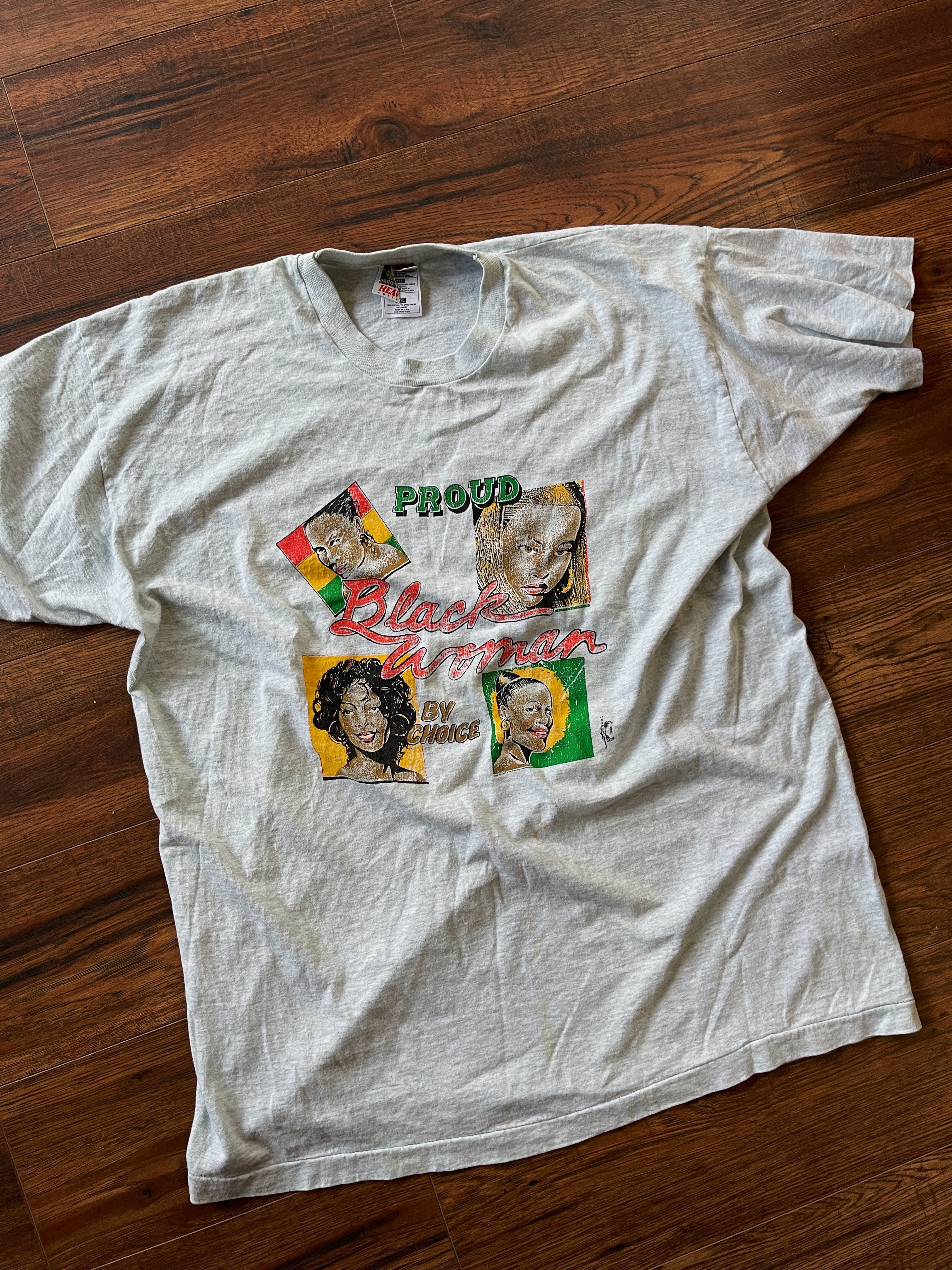 Vintage "Proud Black Woman By Choice" T-Shirt (1990's)