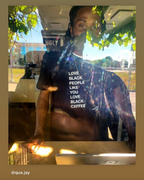 Love Black People Like You Love Black Cxffee Tee