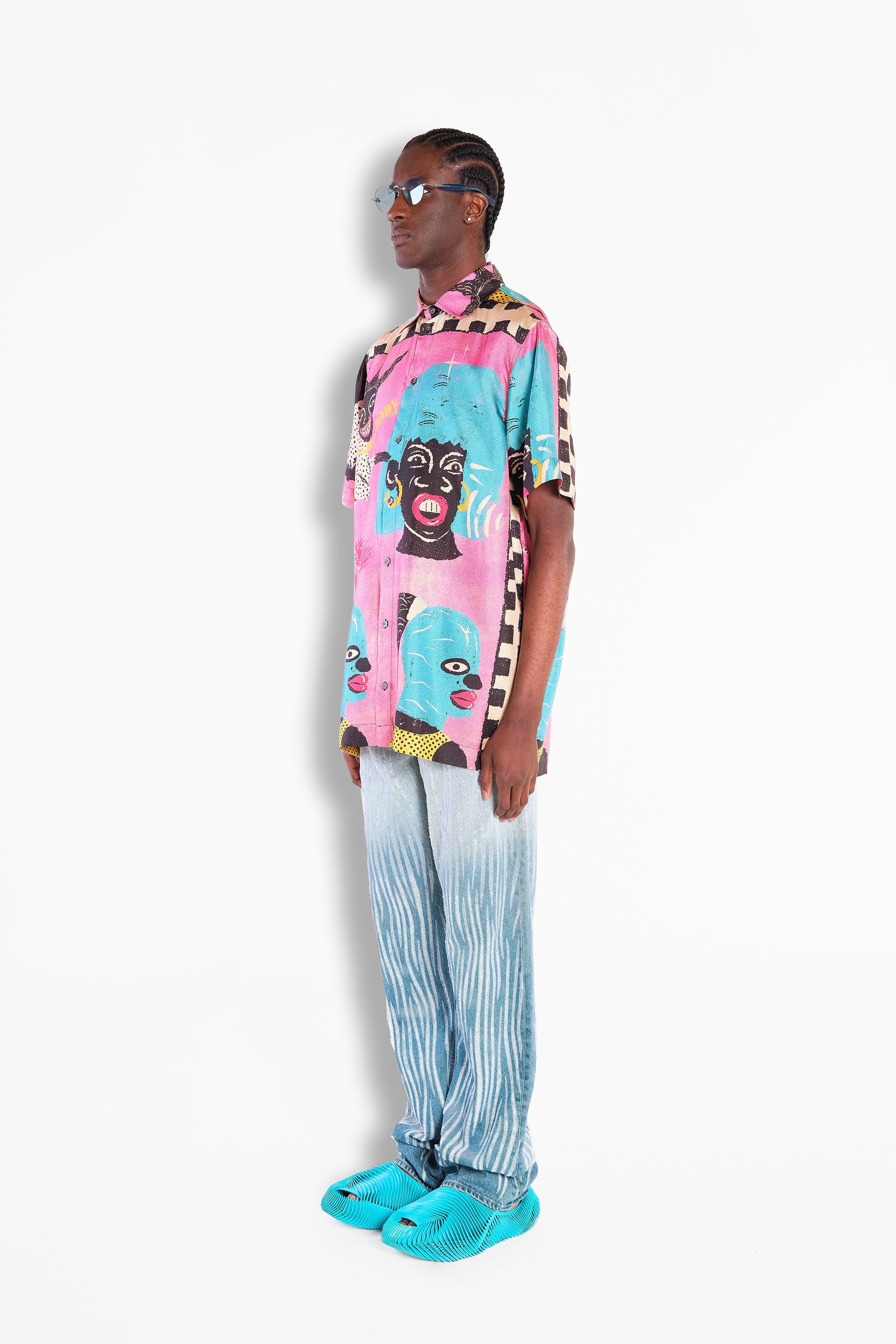 Pink Heads Shortsleeve Shirt