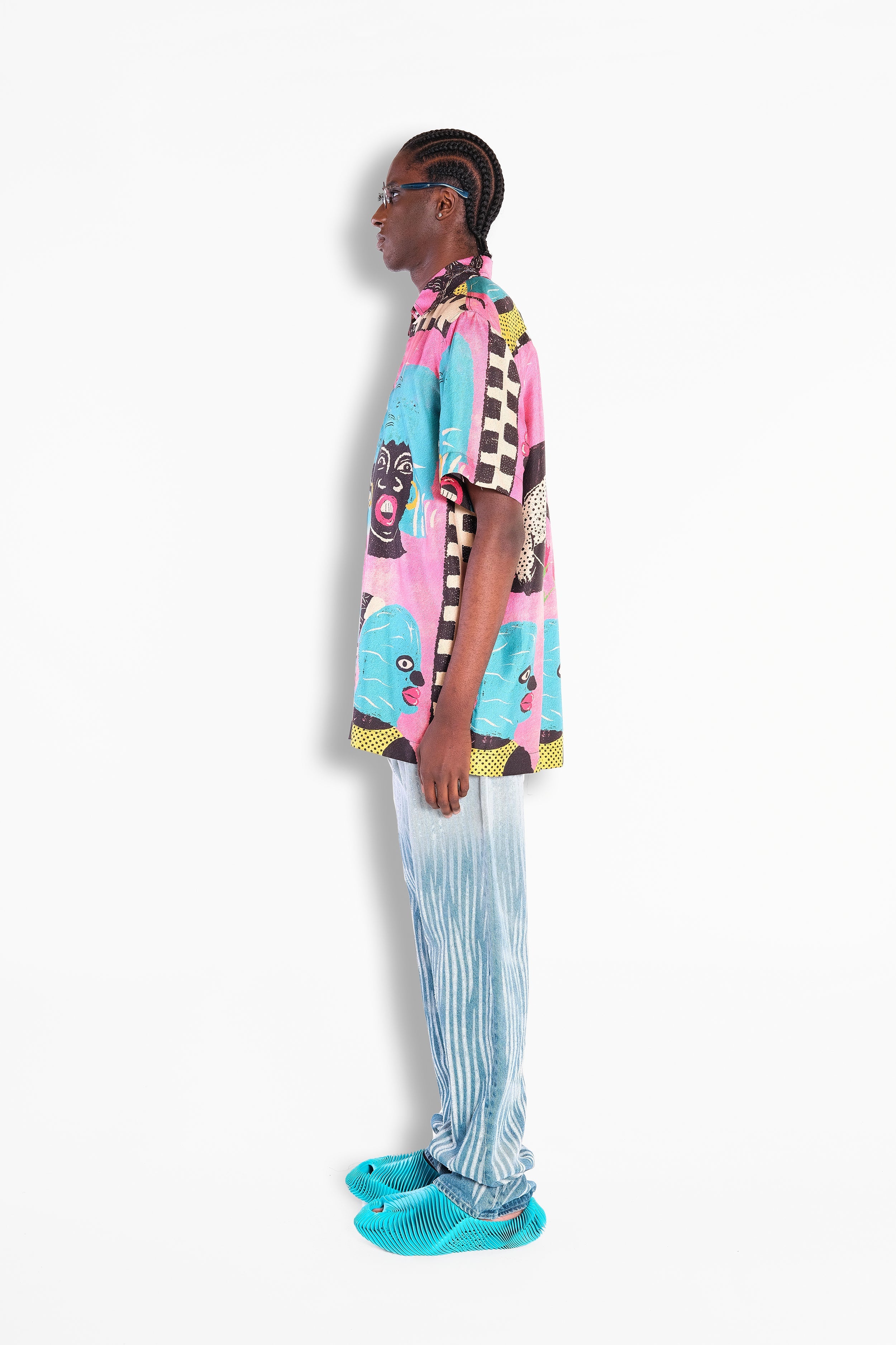 Pink Heads Shortsleeve Shirt