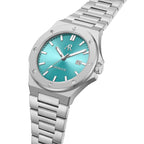 Silver/Blue turquoise dial Mansa