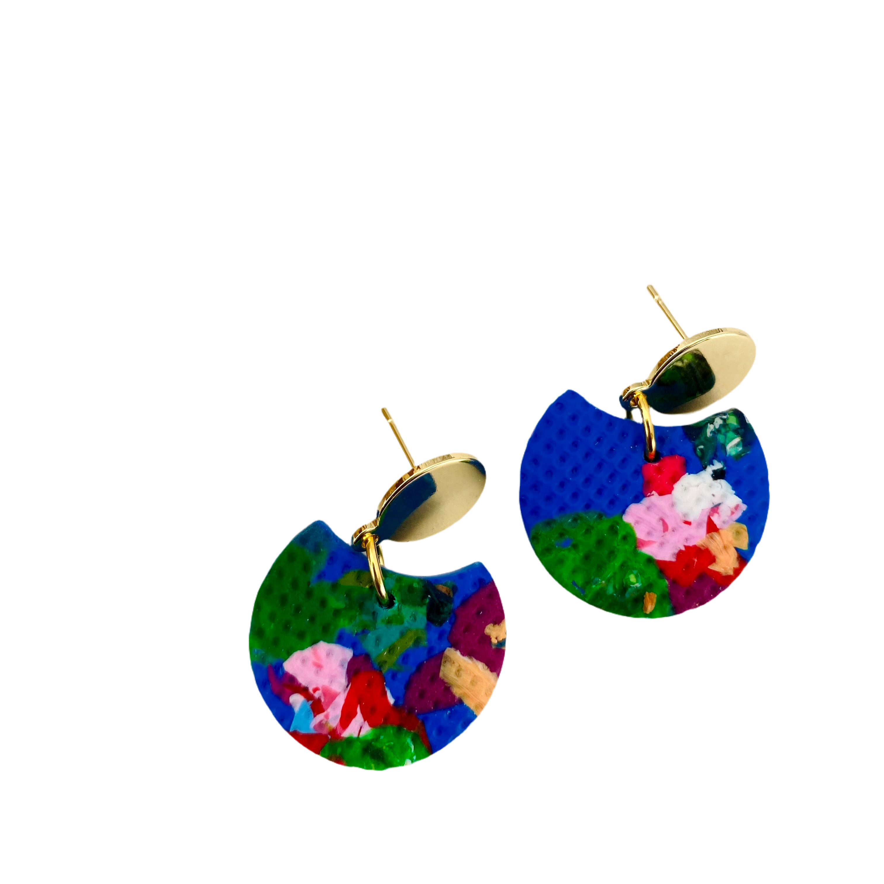 Birdie //  Cobalt Blue Floral Print