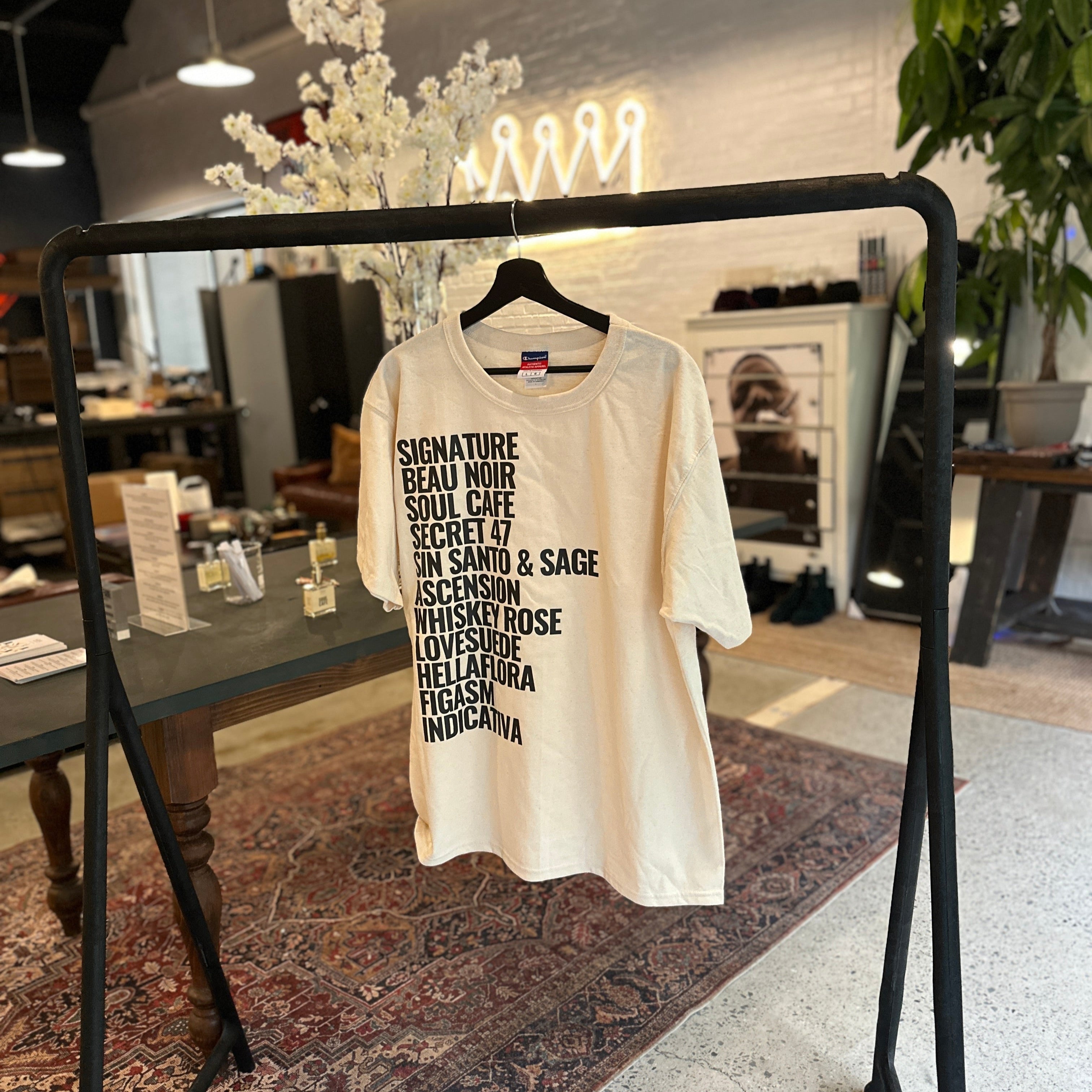 FRAGRANCE LIST TEE