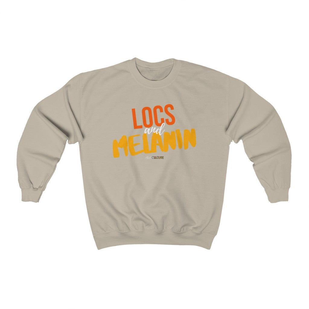 LOCS and MELANIN Unisex Sweatshirt