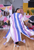 In Love Lavender Poncho Cardigan