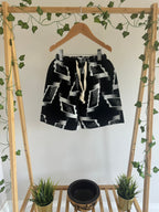 Temi Shorts | Monochrome Swish