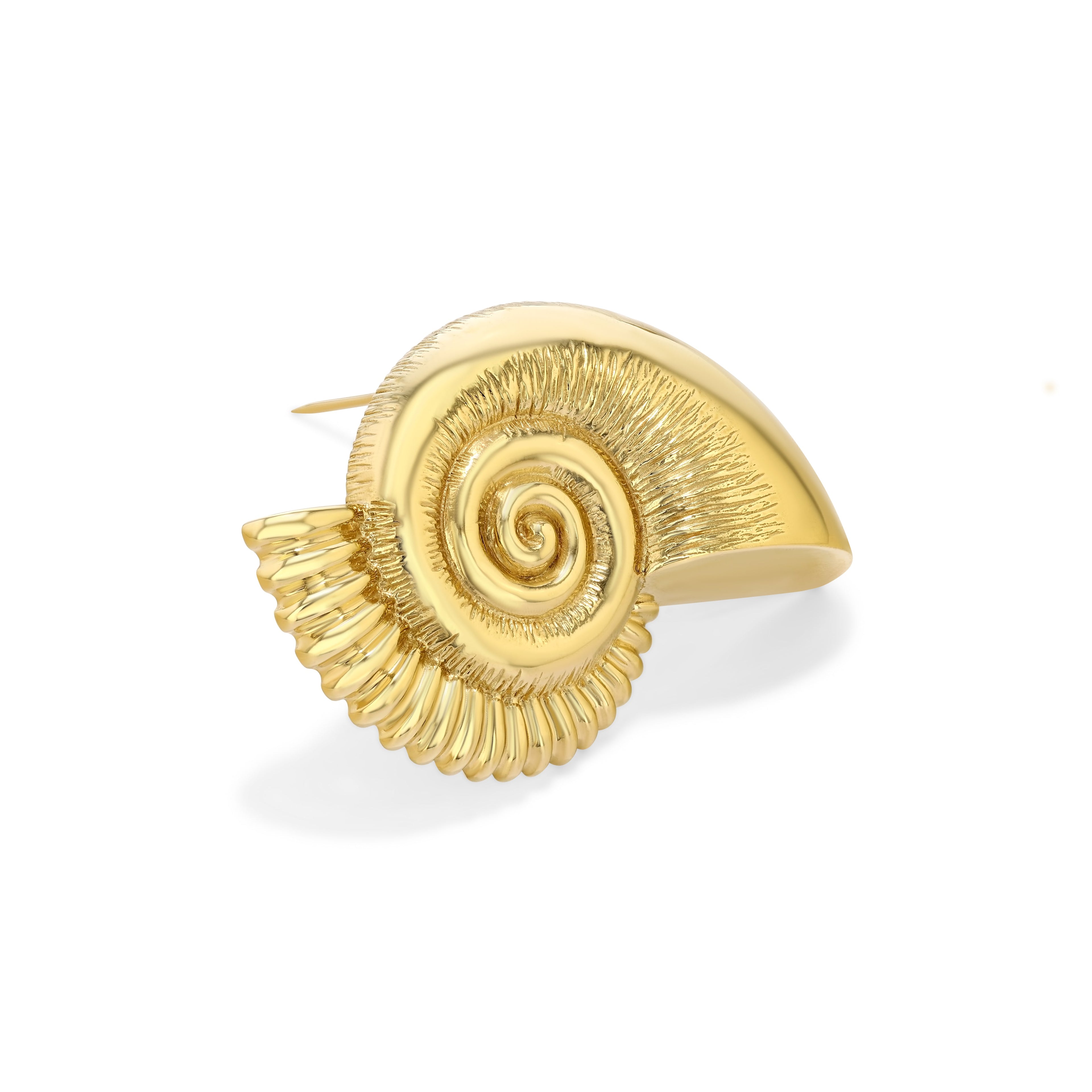 Luminesce Shell Necklace + Brooch in Gold Vermeil