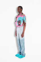 Distressed Denim Trousers